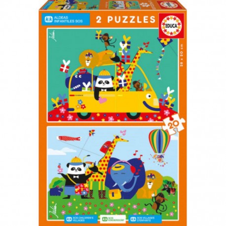 Puzzle Sos villages d'enfants - julien