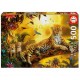 Puzzle Leopard avec ses petits