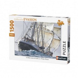 Puzzle Le Belem dans la houle