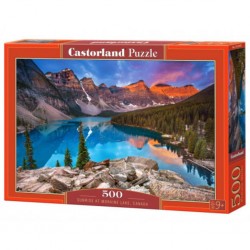 Puzzle Lever du soleil au lac Moraine, Canada, Puzzle500 Teile