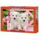 Puzzle Chiots Terrier Blanc, Puzzle 1500 Teiles