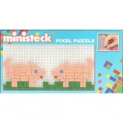 Puzzle Ministeck: Tekendisplay - Varkentjes