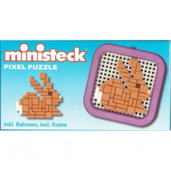 Puzzle Ministeck: Minisets - Konijn dans le cadre