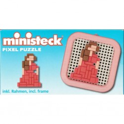 Puzzle Ministeck: Minisets - Vrouw dans le cadre Jurk