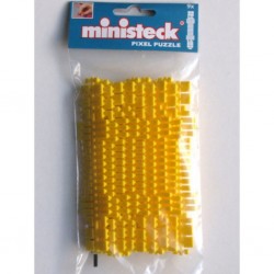 Puzzle Ministeck: 9 kleurstrips à doosje (geel)