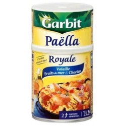 Garbit Paëlla Royale Volaille, Fruits de Mer et Chorizo 940g (lot de 2)