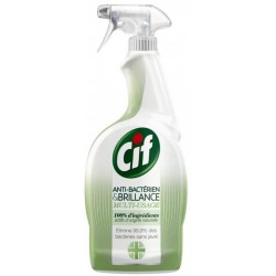 Cif Spray Anti-Bactérien & Multi-Usages Sans Javel 750ml (lot de 4)