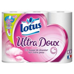 Lotus Ultra Doux Aquatube 6 Rouleaux (lot de 6)