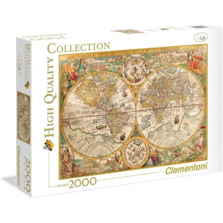 Puzzle Carte du monde ancienne