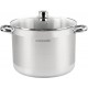 Arthur Martin Marmite inox induction + Couvercle 36cm - 18 L