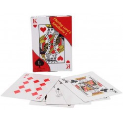 Jeu de 54 cartes XXL, cartes géantes