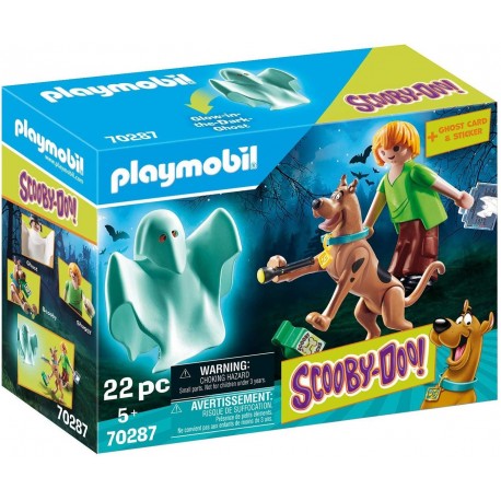 PLAYMOBIL 70287 Scooby-Doo - Scooby et Sammy avec Fantôme