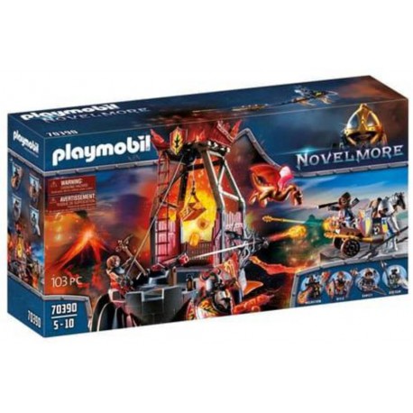 PLAYMOBIL 70390 Novelmore - Mine de Lave des Burnham Raiders