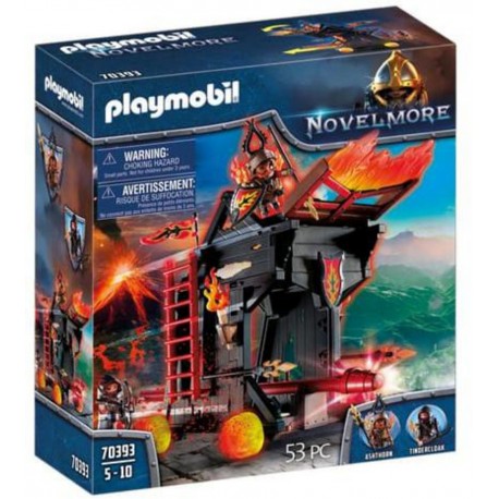 PLAYMOBIL 70393 Novelmore - Tour d'Attaque Mobile des Burnham Raiders