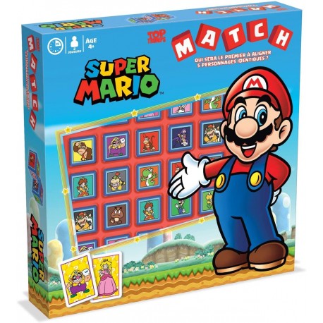 Super Mario jeu de stratégie Top Trumps Match *multilingue*