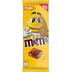 M&M's Tablette Peanut 165g (lot de 7 tablettes)