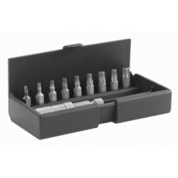 Facom Jeu de 9 embouts de vissage Haute performance plat, phillips, torx + porte embouts Facom AME.B5