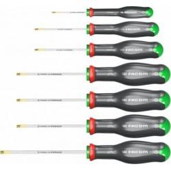 Facom Jeu de 7 tournevis Protwist Torx et tamper lame ronde Facom ATXR.J7PB