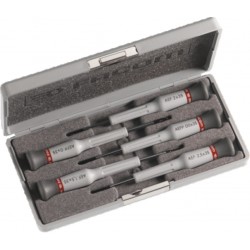 COFFRET DE 5 TOURNEVIS DE PRECISION MICROTECH Facom AEF.J1PB