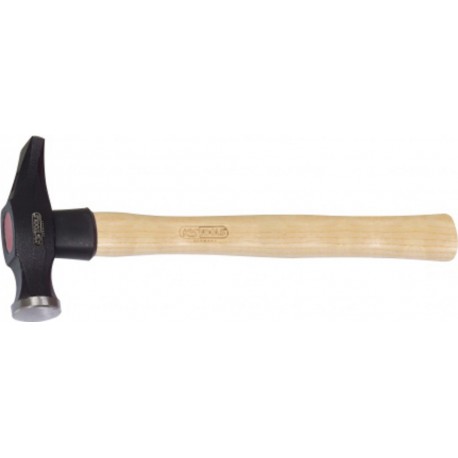 Marteau à garnir 400g - tête de Ø30- avec manche frêne galbé - KS Tools 140.4003