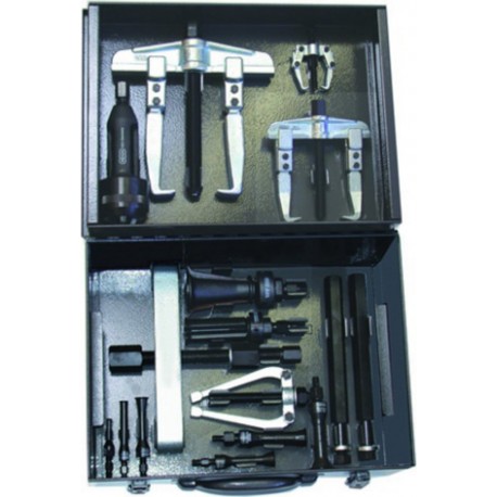 Coffret d'extracteurs prise intérieure - extérieure Ø 10 - 45 mm - 10 pcs - KS Tools 660.0022