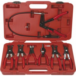 Coffret de pinces spéciales et collier clip - KS Tools 115.1055