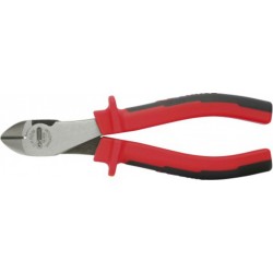 Pince coupante de cote KS, à poignées bi-composants longueur180 mm - KS Tools 115.1013