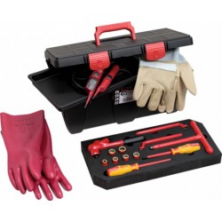 Coffret d'outils isolés pour véhicules électriques et hybrides, 16 pcs - KS Tools 117.1835