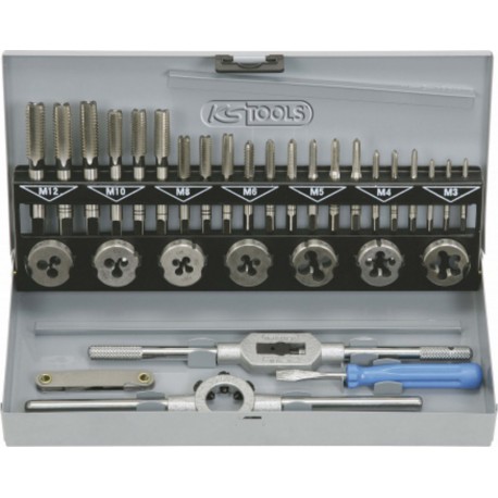 Coffret de jeux de tarauds et filières 32pcs - KS Tools 331.0632