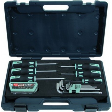 KS Tools Coffret de tournevis et embouts vissage inox - 33 pièces - KSTOOLS 153.5000