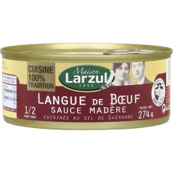 Maison Larzul Langue de Boeuf Sauce Madère 274g