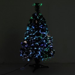 Sapin de Noël artificiel lumineux LED multicolore 60cm