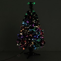 Sapin de Noël artificiel lumineux LED multicolore 90cm