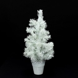 Sapin de Noël artificiel Blanc 45cm