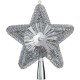 Cimier de Sapin de Noël Argent 23cm (lot de 2)