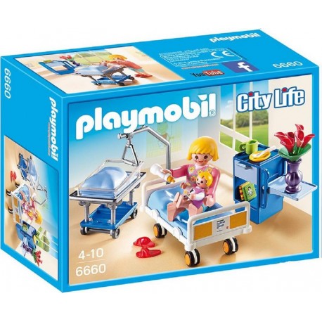 PLAYMOBIL 6660 City Life - Chambre De Maternité