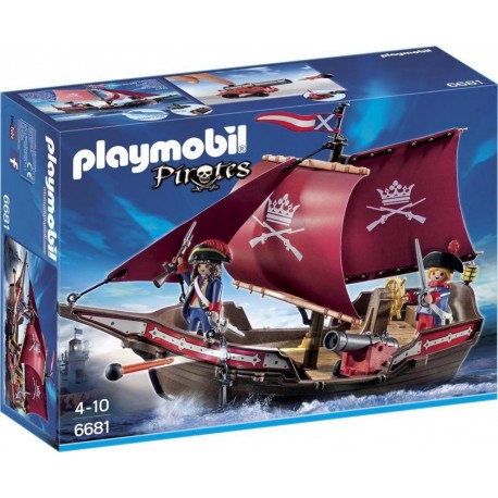 PLAYMOBIL 6681 Pirates - Chaloupe Des Soldats
