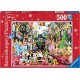 Ravensburger Puzzle 500 pièces - Le train de Noël Disney