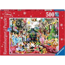 Ravensburger Puzzle 500 pièces - Le train de Noël Disney