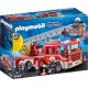 PLAYMOBIL 9463 City Action - Camion De Pompiers Avec Echelle Pivotante