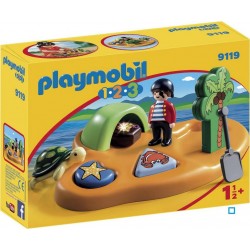 PLAYMOBIL 9119 1.2.3 - Ile De Pirate