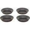 TEFAL Moules 4 tartelettes individuelles PERFECT BAKE 11cm métal