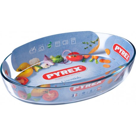 Pyrex Plat à four ovale en verre CLASSIC