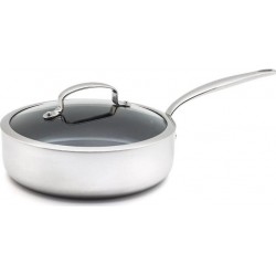 Greenpan sauteuse inox 24cm avec couvercle - cc000845-001