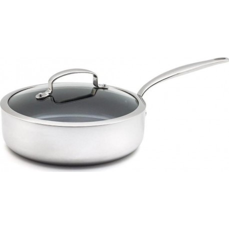 Greenpan sauteuse inox 24cm avec couvercle - cc000845-001