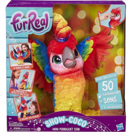 Hasbro - Furreal Show-Coco Mon Perroquet Star