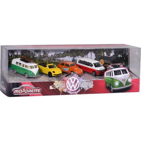 Majorette Set de 5 véhicules Originals Volkswagen Giftpack