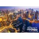 Puzzle Dubaï à la nuit, puzzle 1000 parties