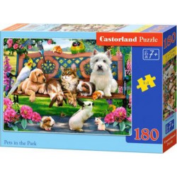 Puzzle Animaux dans le parc, Puzzle 180 couleurs