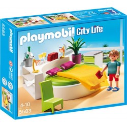 PLAYMOBIL 5583 City Life - Chambre avec Lit Rond
